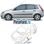 Bandou usa fata stanga gri 5 usi Ford Fiesta 2002-2005 1.3 60 cp BAJA benzina | Foto 3