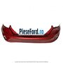 Bara spate cu gauri senzori PDC culoare ruby red Ford Fiesta 2017-2023 1.0 EcoBoost 124 cp M1JL, M1JM, M1JP benzina