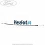 Cablu actionare incuietoare usa fata 3 usi Ford Fiesta 2008-2012 1.6 TDCi 90 cp HHJC, HHJD, HHJE diesel