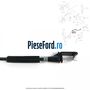 Cablu actionare incuietoare usa Ford Focus 1998-2004 1.6 16V 100 cp FYDA, FYDB, FYDC, FYDD benzina