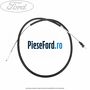 Cablu actionare incuietoare usa spate 1200 mm Ford Transit 2000-2006 2.4 TDE 115 cp FXFA diesel