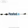 Cablu actionare incuietoare usa spate stanga Ford Fusion 1.4 TDCi 68 cp F6JA, F6JB diesel