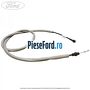 Cablu actionare incuietoare usa spate stanga interior Ford Transit 2006-2014 2.2 TDCi 140 cp PGFA, PGFB, UHFA, UHFB, UHFC diesel
