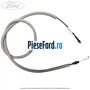Cablu actionare incuietoare usa spate stanga interior Ford Transit 2006-2014 2.2 TDCi 140 cp PGFA, PGFB, UHFA, UHFB, UHFC diesel