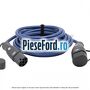 Cablu de incarcare lungime: 8 m 32 A faza 3 conector tip 2 Ford Tourneo Custom 2019-2023 1.0 EcoBoost PHEV 125 cp M1FA Hybrid | Foto 3