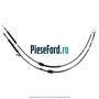 Cablu frana mana final frana disc Ford C-Max 2007-2011 1.6 TDCi 90 cp GPDA, HHDA, HHDB diesel | Foto 4