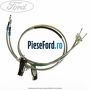 Cablu frana mana model disc spate RS Ford Focus 1998-2004 RS 215 cp HMDA benzina