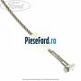 Cablu frana mana parte fata Ford Fiesta 1996-2001 1.25 i 16V 75 cp DHA, DHB, DHC, DHD, DHE, DHF benzina
