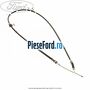 Cablu frana mana stanga lungime 2590 Ford Ranger 2002-2006 2.5 D 78 cp WL diesel