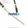 Cablu frana mana stanga lungime 2590 Ford Ranger 2002-2006 2.5 D 78 cp WL diesel