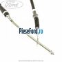 Cablu frana mana stanga lungime 2590 Ford Ranger 2002-2006 2.5 TD 4x4 109 cp WL-T diesel