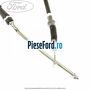 Cablu frana mana stanga lungime 2590 Ford Ranger 2006-2012 3.0 TDCi 4x4 156 cp MD30DITC, WEC diesel