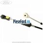 Cablu selector viteze cutie manuala 5 trepte Ford Fiesta 2008-2012 1.4 TDCi 70 cp F6JD, KVJA diesel | Foto 2