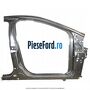Cadru lateral dreapta fata 4/5 usi Ford Focus 2014-2018 1.6 TDCi ECOnetic 105 cp NGDA, NGDB diesel