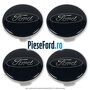 Capac centru janta aliaj 55 mm albastru lucios Ford Fiesta 2013-2017 1.6 ST 200 200 cp JTJC benzina