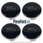 Capac centru janta aliaj 55 mm albastru lucios Ford Fiesta 2017-2023 1.1 Ti-VCT 70 cp XPJA, XPJB, XPJC, XPJD benzina