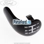 Capac nuca schimbator, 5 trepte negru Ford Fusion 1.6 TDCi 90 cp HHJA, HHJB diesel