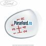 Capac nuca schimbator, 6 trepte plastic insertie rosie Ford Focus 2008-2011 2.5 ST 225 cp HYDA benzina