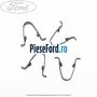 Clema prindere consola centrala panou bord cutie Ford Fiesta 1996-2001 1.8 DI 75 cp RTN, RTP, RTQ diesel