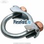 Colier teava esapament 41 MM Ford Focus 2011-2014 1.6 Ti 105 cp IQDA, IQDB, IQDC benzina