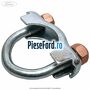 Colier teava esapament 43 MM Ford Ka 1996-2008 1.3 i 70 cp A9A, A9B benzina