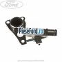 Conducta carcasa termostat model cu teava mica Ford Transit 2000-2006 2.4 TD 75 cp F4FA diesel