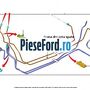 Conducta frana dreapta spate centrala Ford EcoSport 2013-2018 1.0 EcoBoost 125 cp M1JC, M1JJ, M1JU benzina