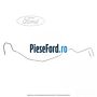 Conducta frana etrier fata dreapta fara ESP Ford Fiesta 2013-2017 1.6 TDCi 95 cp T3JA, TZJA, TZJB diesel