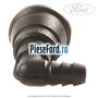 Conector alb conducta combustibil rezervor Ford Fiesta 1996-2001 1.4 i 16V 90 cp FHA, FHE benzina