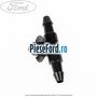 Conector T furtun alimentare diuze spalator luneta Ford Focus 2008-2011 1.6 Ti 115 cp HXDA, HXDB, SIDA benzina