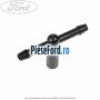 Conector T furtun alimentare diuze spalator parbriz Ford Fiesta 1996-2001 1.3 i 50 cp JJA, JJC, JJE, JJJ, JJK, JJM benzina