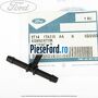 Conector T furtun alimentare diuze spalator parbriz luneta Ford Transit 2006-2014 2.2 TDCi 100 cp DRFA, DRFB, DRFC, DRFD, DRFE diesel