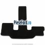 Covoras velur negru, cusatura nubuk neagra Ford Grand C-Max 2016-2020 1.6 Ti 125 cp PNDA, PNDD benzina