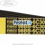Curea transmisie fara AC 1973 mm Ford Mondeo 1996-2000 1.8 i 115 cp RKB, RKF, RKH, RKJ, RKK benzina