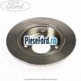 Disc de frana fata diametru 240 mm plin Ford Fiesta 1989-1996 1.6 Turbo 131 cp LHA benzina