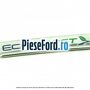 Emblema Ecoboost gri inchis Ford Focus 2014-2018 1.0 EcoBoost 100 cp M2DA, M2DB, M2DC, SFDA, SFDB benzina