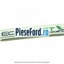 Emblema Ecoboost gri inchis Ford Focus 2014-2018 1.6 TDCi ECOnetic 105 cp NGDA, NGDB diesel