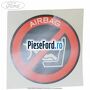 Eticheta atentionare airbag pasager Ford Fiesta 2002-2005 1.3 69 cp A9JA, A9JB benzina | Foto 2