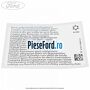 Eticheta atentionare gaze freon R134a Ford Transit Connect 2013-2018 1.5 TDCi 75 cp XUGA diesel