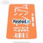 Eticheta atentionare limba japoneza Ford Galaxy 1995-2000 1.9 TDI 110 cp AFN, AVG diesel