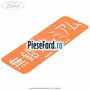 Eticheta atentionare limba japoneza Ford Scorpio 2.3 i 16V 147 cp Y5A benzina