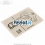 Eticheta atentionare portbagaj electric Ford Kuga 2019-2023 2.5 FHEV 190 cp n/a hybrid
