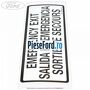 Eticheta avertizare iesire siguranta Ford Transit 2006-2014 2.2 TDCi 85 cp P8FA, P8FB diesel