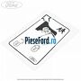 Eticheta avertizare protectie incuietoare copii dreapta spate Ford Mondeo 2000-2007 2.0 TDDI 115 cp D6BA, HJBA, HJBB, HJBC diesel