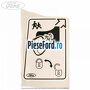 Eticheta avertizare protectie incuietoare copii stanga spate Ford Mondeo 2000-2007 2.0 16V 146 cp CJBA, CJBB benzina