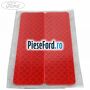 Eticheta banda reflectorizanta 100 x 23 mm Ford Transit Custom 2014-2018 2.2 TDCi 155 cp CVFF diesel