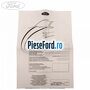 Eticheta dovada revizie service Ford S-Max 2015-2023 1.5 EcoBoost 160 cp UNCI, UNCJ, UNCK benzina