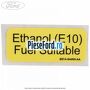 Eticheta Ethanol E 10 Ford Fiesta Active 2018-2023 1.0 EcoBoost 101 cp SFJE, SFJF, SFJH, SFJJ, SFJK benzina
