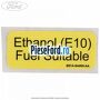 Eticheta Ethanol E 10 Ford Focus Active 2019-2023 1.0 EcoBoost 101 cp B3DA benzina