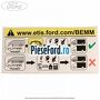 Eticheta informare montaj caroserie BEMM Ford Transit Custom 2014-2018 2.2 TDCi 100 cp DRF4, DRFF, DRFG diesel